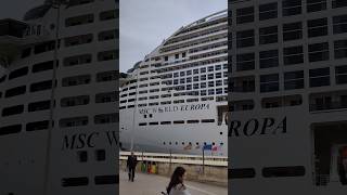 MSC World Europa Full Ship View 🇲🇹Malta Port [upl. by Darken]