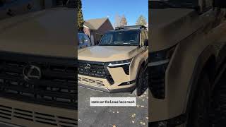 Is A V6 Really Better Lexus GX550 vs Toyota Land Cruiser [upl. by Beore997]