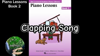 Clapping Song P11  Hal Leonard Student Piano Library Piano Lessons Book 2 [upl. by Arata723]