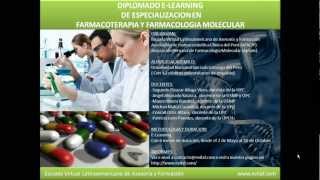 DIPLOMADO ELEARNING EN FARMACOTERAPIA Y FARMACOLOGIA MOLECULAR [upl. by Aniraz]