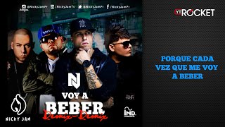 Voy a Beber Remix 2  Nicky Jam Ft Ñejo Farruko y Cosculluela  Video Con Letra [upl. by Dlarrej]