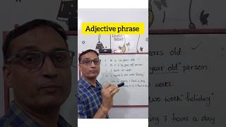 Adjective phrase talkwellwithravindra english ytshorts phrases adjective [upl. by Inaluiak]