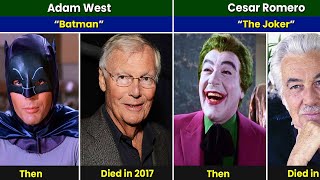 Batman 1966 Cast Then and Now 2024 [upl. by Silvano]