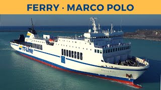 Arrival of ferry MARCO POLO in Trelleborg TTLine [upl. by Bauer]