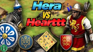 Slavs vs Britons  1v1 Arabia  vs Hearttt  AoE2 [upl. by Ambrosane917]