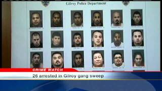 30 Arrested In Gilroy Gang Sweep [upl. by Sherer]