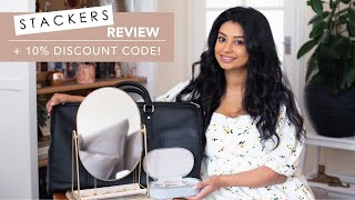 Stackers Review  Travel Jewellery Box Dressing Table Mirror and Weekend Bag  DISCOUNT CODE [upl. by Selinda235]