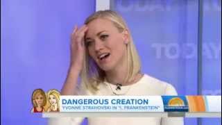 Yvonne Strahovski on the Today Show [upl. by Nerad328]