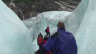 Nigardsbreen Blue Ice Glazier Hike Norway HD [upl. by Dodds175]