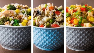 3 Healthy Rice Recipes For Weight Loss [upl. by Ariadne]