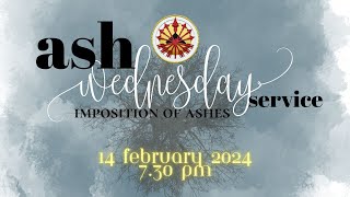 HOLY COMMUNION SERVICE IN ENGLISH  IMPOSITION OF ASHES [upl. by Baylor190]