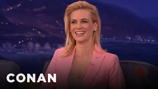 January Jones New Kids On The Block Superfan  CONAN on TBS [upl. by Yoc]