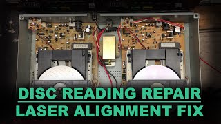 Fixing A CD Player That Doesnt Read Discs  Laser Power Adjustment Tweak  Repair Guide [upl. by Marx]