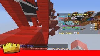 Technoblade Does a quotFlawlessquot Parkour Run in Minecraft Championship [upl. by Lilhak]