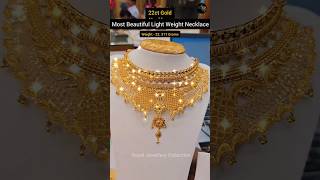 Gold Choker Necklace Designs Gold Necklace Designs Light Weight Gold Necklacegold jewellery 108 [upl. by Nomzed]