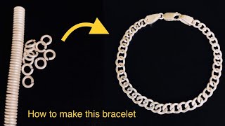 Silver bracelet making  Twisted bracelet  Jewellery making silver jewelrymaking [upl. by Avrenim275]