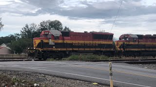 KCS Passes Central Ave in Metairie LA [upl. by Dnalevets]