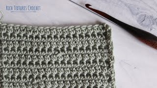 Extended Single Crochet Stitch  How to Crochet [upl. by Jameson]