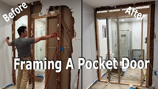 Framing A Pocket Door  The Vine [upl. by Brigette461]