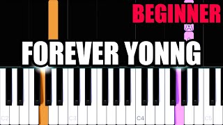 Alphaville  Forever Young Easy Piano Tutorial [upl. by Ymmik578]