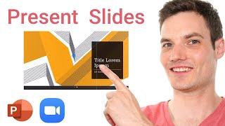 How to properly present PowerPoint slides in Zoom [upl. by Lynus]