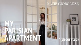 How I decorated my Parisian apartment  House Tour  KATIE GIORGADZE [upl. by Nathalie371]