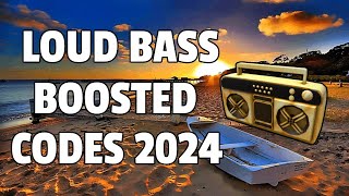 LOUD BASS BOOSTED Roblox Ids WORKING 2024 TESTED [upl. by Ahsaele221]