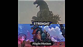 Cyber Zillla Vs Godzilla Aquatilis And Heisei Godzilla Vs Godzilla Terrestris fypシ edit godzilla [upl. by Mahmoud]