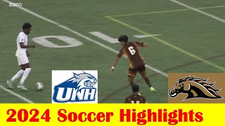 12 Western Michigan vs 9 New Hampshire Soccer Game Highlights August 25 2024 [upl. by Maisie]