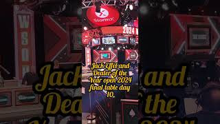 2024 WSOP Main Event final 3 Jack Effel and DOY Shuffle Up and Deal lasvegas wsop [upl. by Bigot]