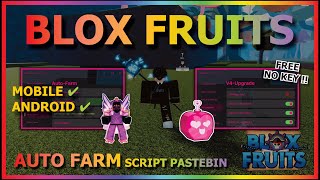 BLOX FRUITS Script Mobile UPDATE 21 AUTO FARM  RACE V4  PVP  AUTO RAID  FAST ATTACK NO KEY [upl. by Sibyl]