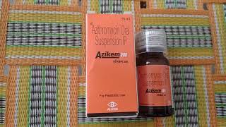 Azikem 200 uses in hindi Azithromycin oral suspension uses  benefits  medicine friend [upl. by Kristianson]