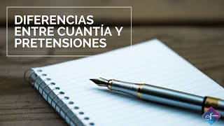 Diferencia Entre Cuantía Del Proceso y Pretensiones Económicas De La Demanda [upl. by Harvard]