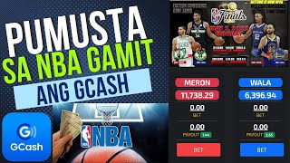 PAANO TUMAYA SA NBA GAMIT ANG GCASH  NBA BETTING  NBA TALPAKAN [upl. by Enilec]