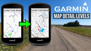 Garmin EDGE Cycling GPS Map Detail Level Options Explained [upl. by Zehc]