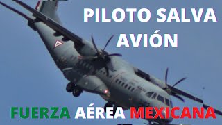 Piloto militar mexicano salva avión C295 del desastre [upl. by Trixi]