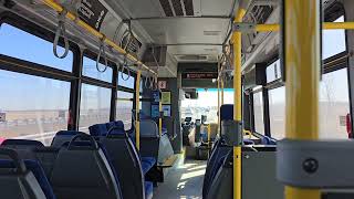 🚍 Exo Chambly bus ride on route 481 Chambly  Terminus Brossard  going in the Chambly direction [upl. by Kunkle]