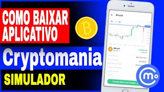 Como baixar e usar o bitcoin da Cryptomania Simulador [upl. by Ilegna]