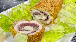 RECETTE DU CORDON BLEU ROULÉ 100 MAISON 👩🏻‍🍳 Facile et rapide [upl. by Annor693]