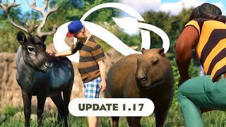 UPDATE 117 Overview amp ANIMAL ENCOUNTERS Explained  Planet Zoo [upl. by Costa]