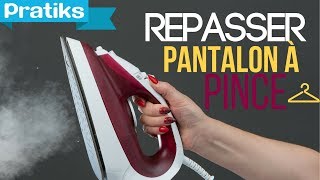 Comment repasser un pantalon à pinces  Les astuces de Léa [upl. by Merrell113]