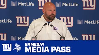 Giants vs Vikings Postgame Interviews Brian Daboll Daniel Jones Malik Nabers Dexter Lawrence [upl. by Naeerb]