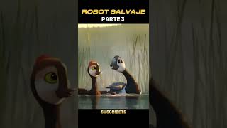 ROBOT SALVAJE shorts resumendepeliculas [upl. by Aleahs]