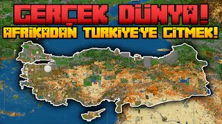 Minecraftta Gerçek Dünya Haritası  Bir Yolculuk Hikayesi Türkiye vs İsrail Savaşına Yakalanmak [upl. by Raasch]