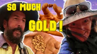 Gold Nuggets every two steps Metal Detecting on the next level [upl. by Iba]