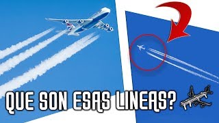 CURIOSIDAD PORQUE SE FORMAN LAS LINEAS QUE DEJAN LOS AVIONES EN EL CIELO  KSGAviation [upl. by Adnilahs25]