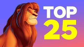 Top 25 Best Disney Animated Movies [upl. by Betty]