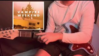 Walcott  Vampire Weekend Guitar lesson  Tutorial [upl. by Nedia]