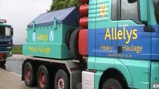 Allelys Heavy Haulage Transformer move part 9 [upl. by Karney]