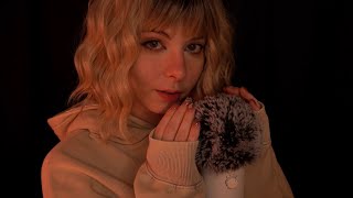 ASMR  3h cosiest most sensitive Unintelligible Whispering amp Fluffy Mic Scratching  layered sounds [upl. by Darrej833]